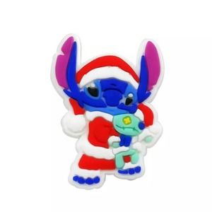 PVC Shoe Charm - Stitch - White - 1 piece